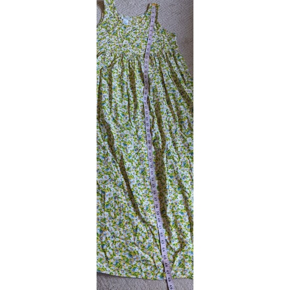 Jones New York Sport Vintage Midi Dress Floral Pleated Spring Made In USA Small - Picture 8 of 10